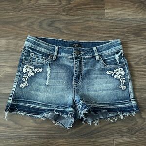 Women's Blue Denim Shorts